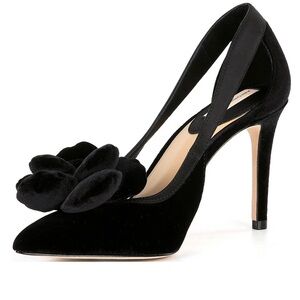 🌸NEW ANTONIO MELANI VELVET WOMEN’S 👠 SHOES Size 8 WITH BOX.